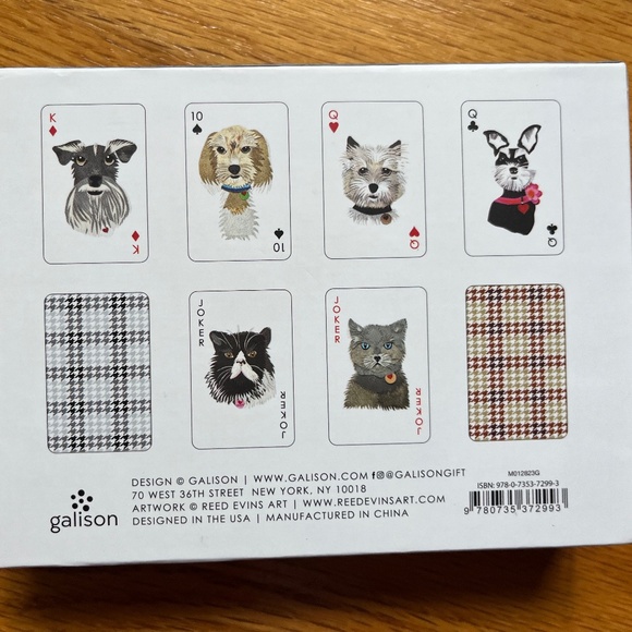 Paper Dogs Playing Card Set - Picture 2 of 4